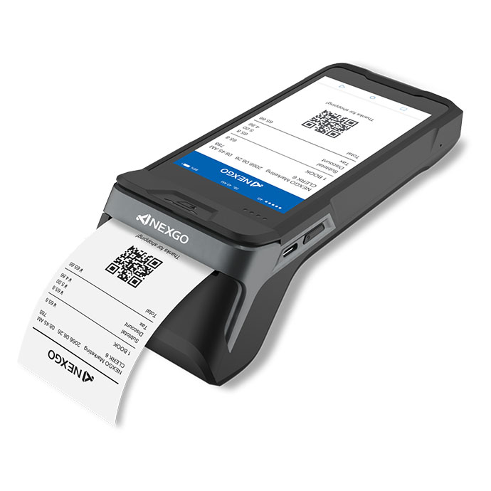 NEXGO N86 smart POS terminal printing