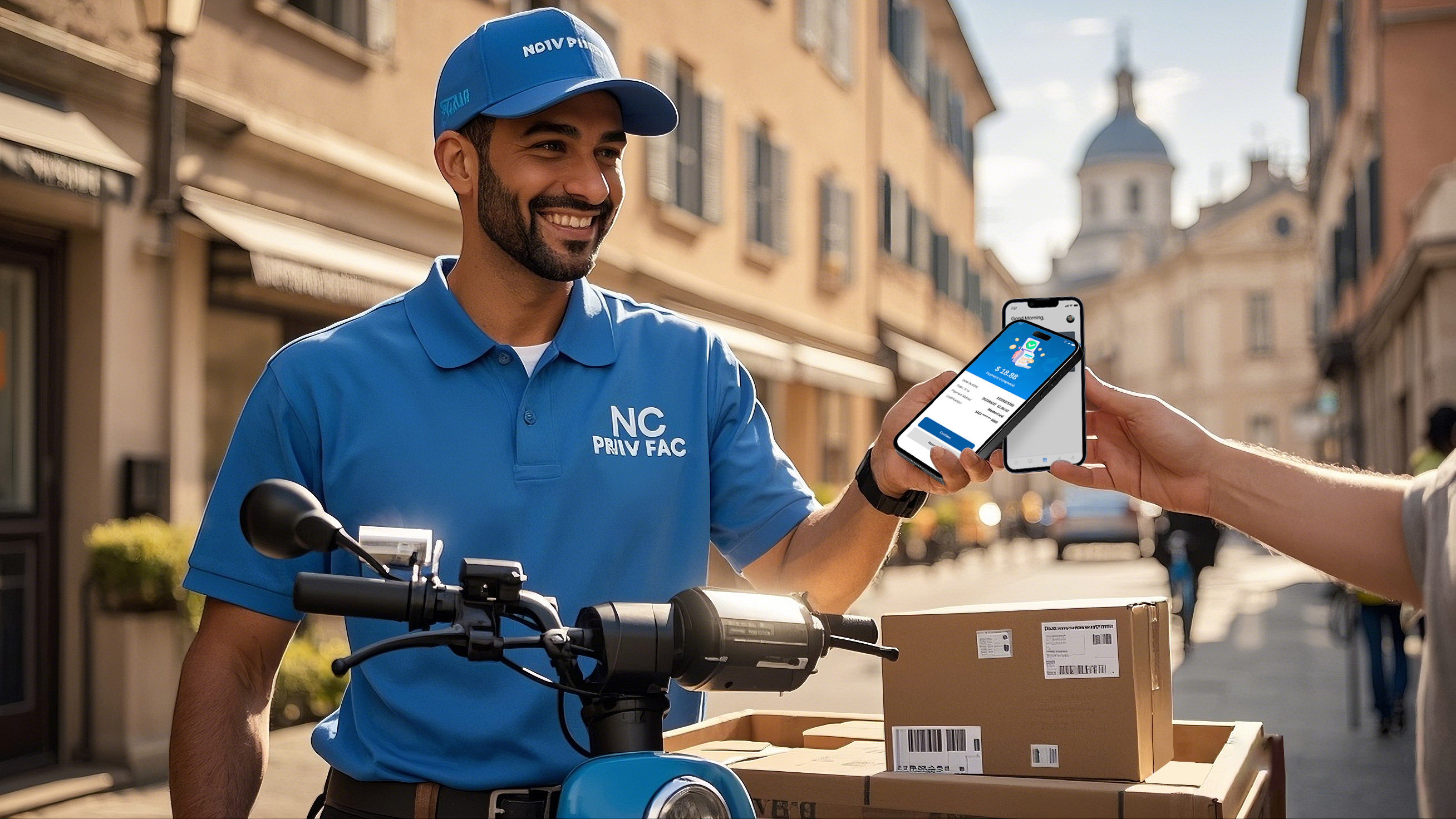 tap to pay in delivery